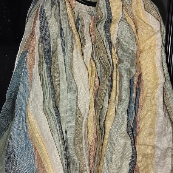 WildBird Pastel Striped Ring Sling Long Length Black Rings - Picture 4 of 6